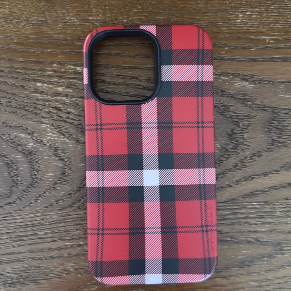 iPhone 13 Pro Casely Plaid holiday case